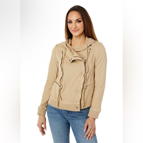 We the Free Carmen Moto Jacket in Color Calm Sand Size Large - Picture 1 of 11